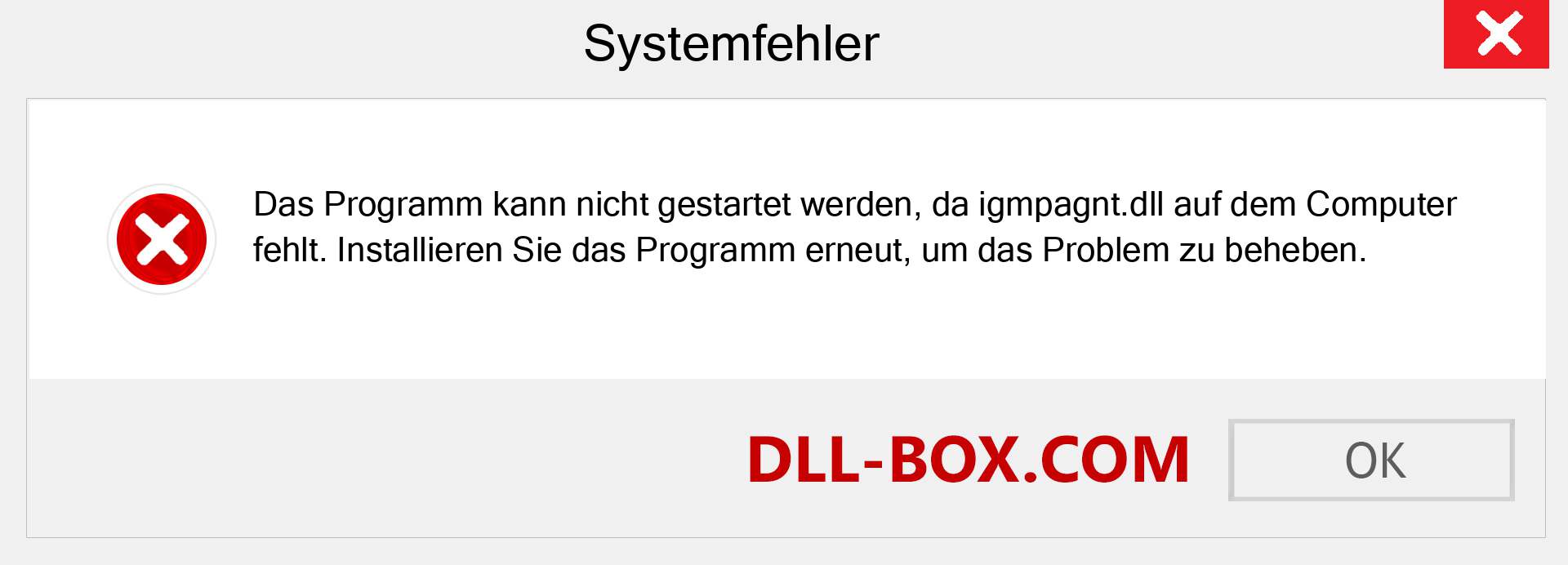 igmpagnt.dll-Datei fehlt?. Download für Windows 7, 8, 10 - Fix igmpagnt dll Missing Error unter Windows, Fotos, Bildern