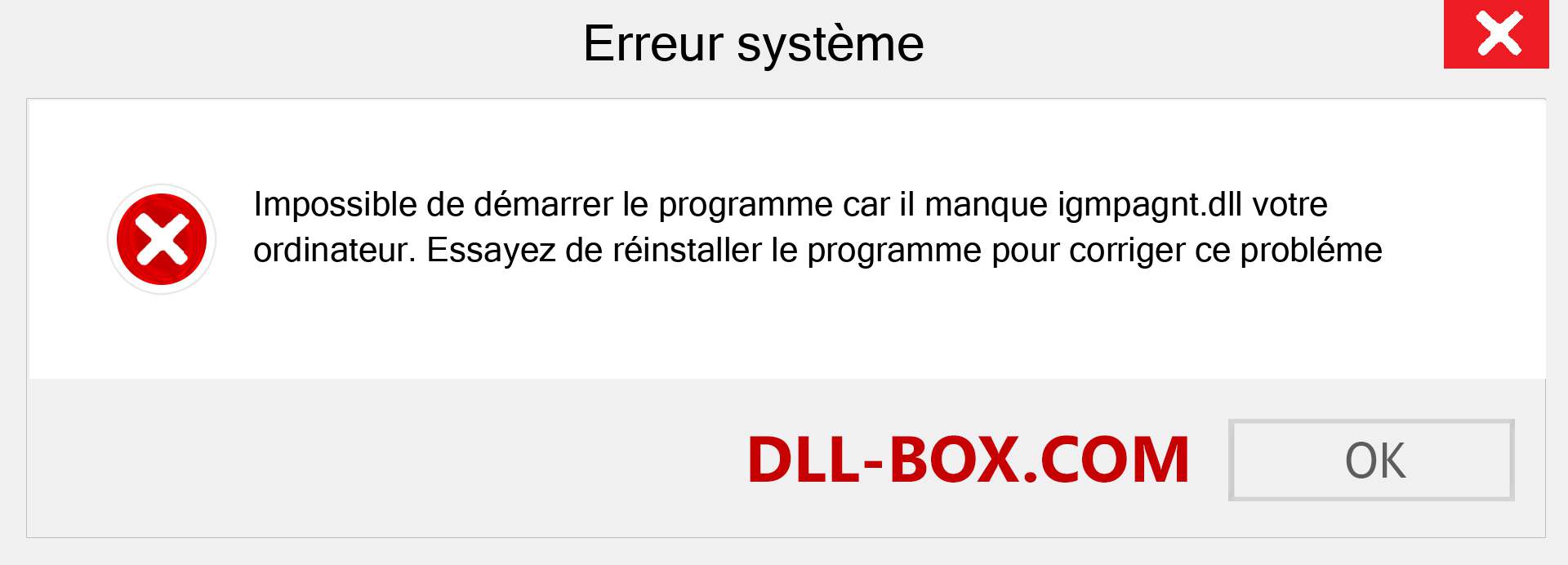 Le fichier igmpagnt.dll est manquant ?. Télécharger pour Windows 7, 8, 10 - Correction de l'erreur manquante igmpagnt dll sur Windows, photos, images